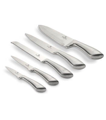 6 pcs knife set with stainless steel stand