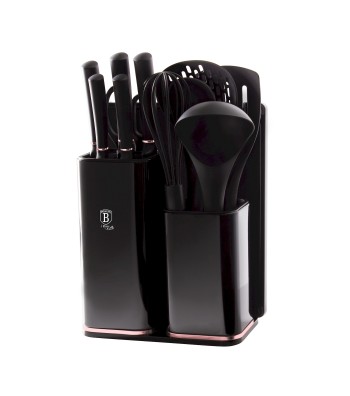 13 pcs knife set with stand and cutting board