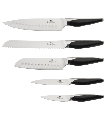 6 pcs knife set with wood stand