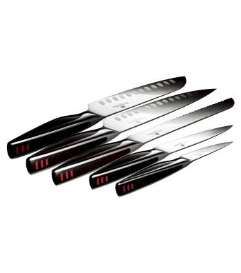 6 pcs knife set with wood stand