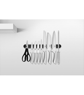 11 pcs knife set with bag and magnetic hanger