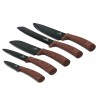5 pcs knife set, original wood