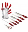 8 pcs knife set with stand