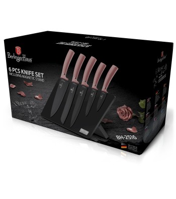 6 pcs knife set with stand