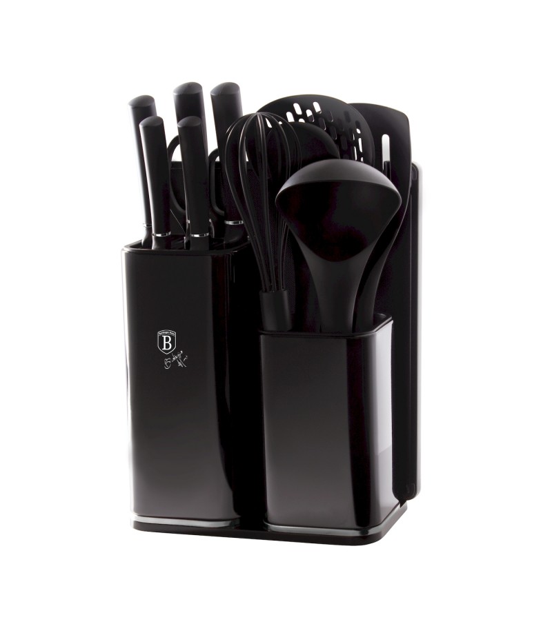 13 pcs knife set with stand and cutting board
